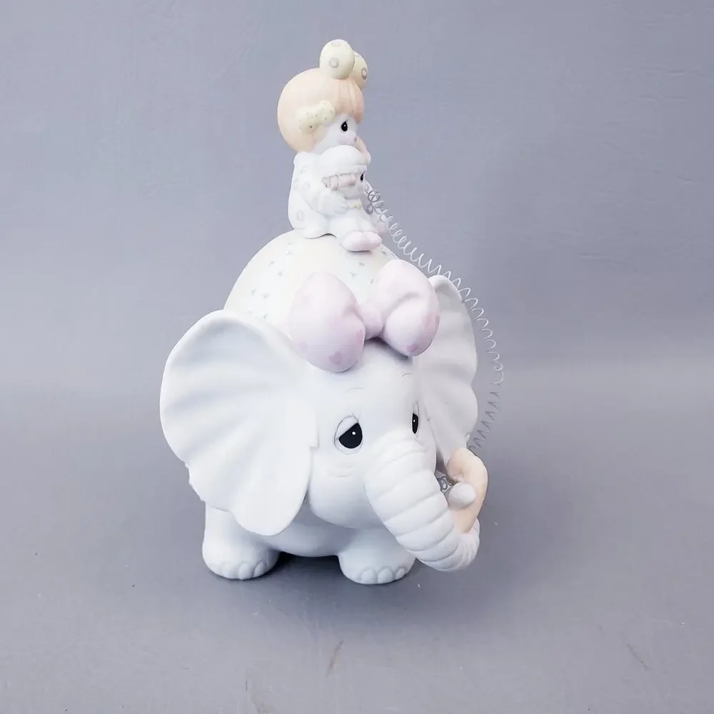 Precious Moments Lets Keep in Touch Be a Clown Music Box 1986